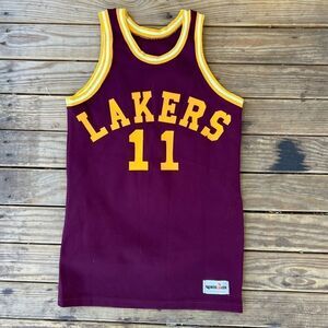 Vintage Lakers Span Jian Jersey